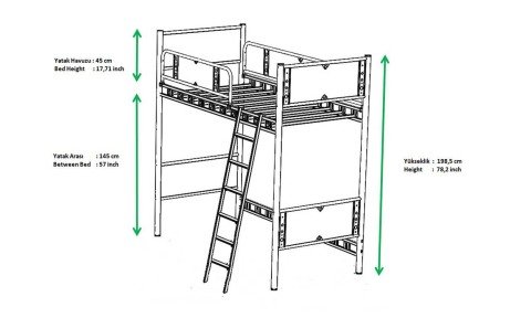 Radoma Ranza (Ranza Ünitesi) 90*190 cm