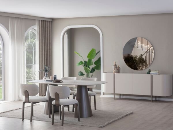 Milanom Seramik Yemek Odası ( masa )