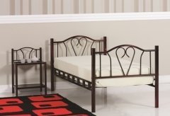 Toronto Metal Ferforje Tek Kişilik Karyola 90*190 cm