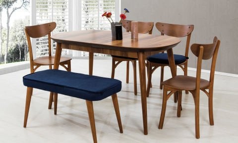 Konik  Masa 80*125 Açılır(Ceviz)