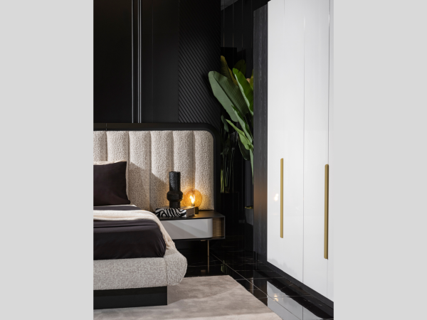 Etro Yatak Odası(339 cm Başlıklı Bazalı Karyola, 160cmX200cm Yataklı)