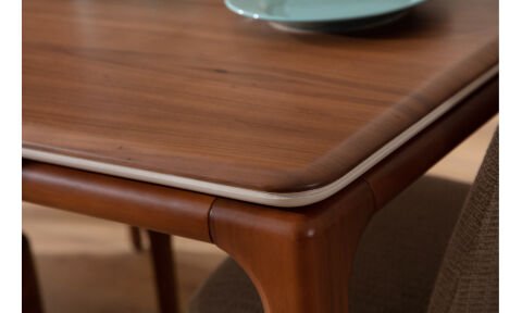 İnci Ceviz-Krem Yemek Masası ve 6 Sandalye