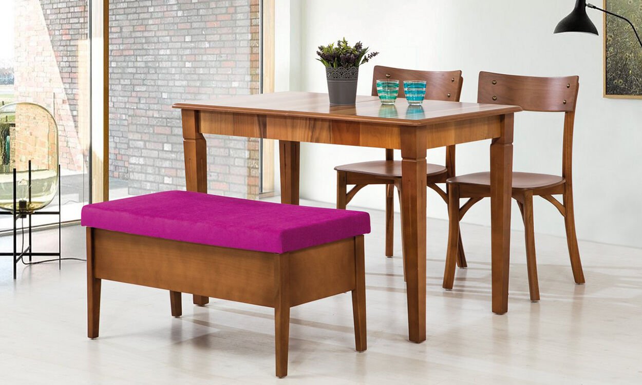 Kamel Masa 70*110(+30 Açılır)Ceviz