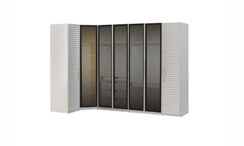 Asel İkili Pantolonluklu Dolap Modül