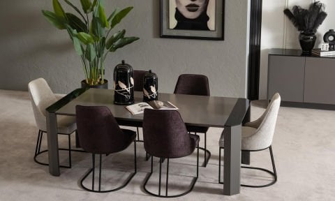 Prag Yemek Odası(Masa ve 6 Sandalye)