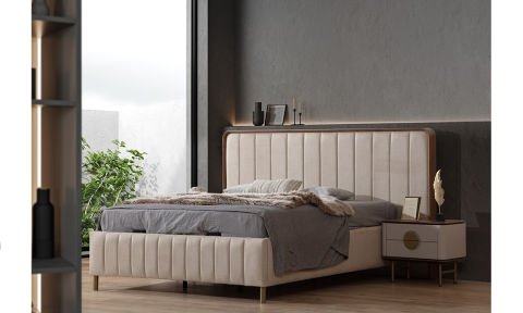 Viola Yatak Odası 160*200 cm Başlıklı Bazalı  Karyola