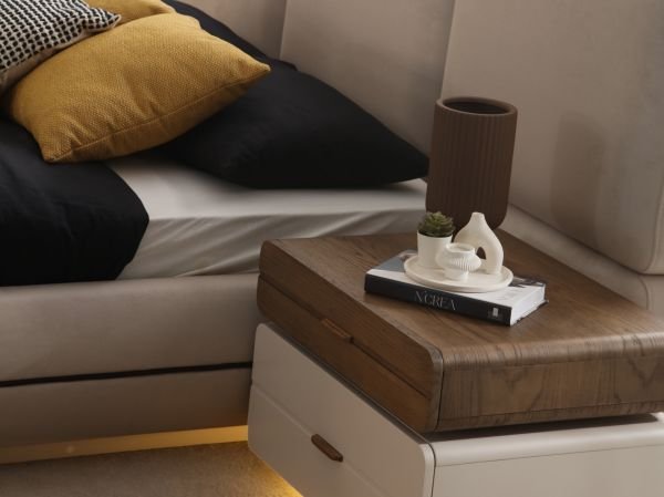 Valencia Köşe Dolaplı Yatak Odası ( reflekte kapak )