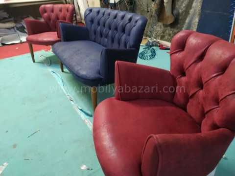 Vega Çay Seti Tekli Koltuk, Berjer (Salon, Balkon, Cafe Ofis)