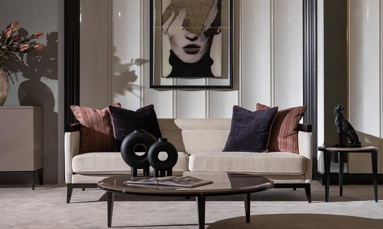 Riyad Modern Üçlü Koltuk