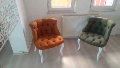 Tual Çay Seti Tekli Koltuk, Berjer (Salon, Balkon, Cafe Ofis)