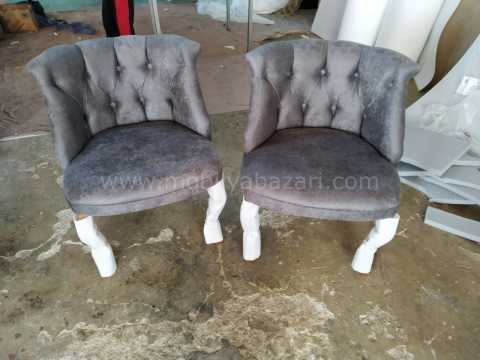 Tual Çay Seti Tekli Koltuk, Berjer (Salon, Balkon, Cafe Ofis)