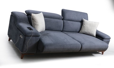 Oscar Modern Koltuk Takımı (3+3+1+1 Bordo-Krem)