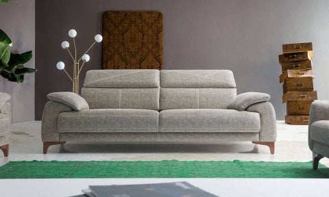 Oscar Modern Koltuk Takımı(3+3+1+1) (Krem)