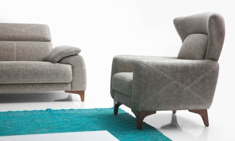 Oscar Modern Koltuk Takımı (Krem)