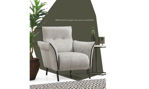 Mozart Modern Koltuk Takımı(3+3+1+1)(Ses Sistemi+Soğutucu)