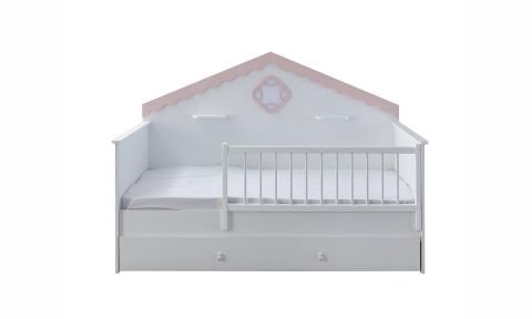 Royal Çocuk Odası Pembe Montessori Yavrulu Karyola