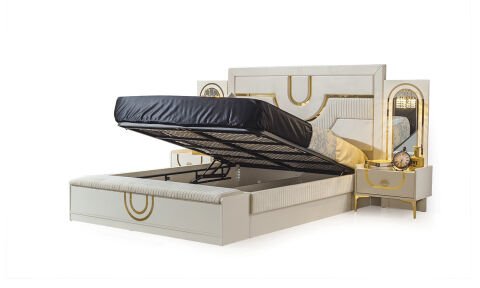 Safir Aytaşı Bazalı Yatak Odası Takımı %100 MDF