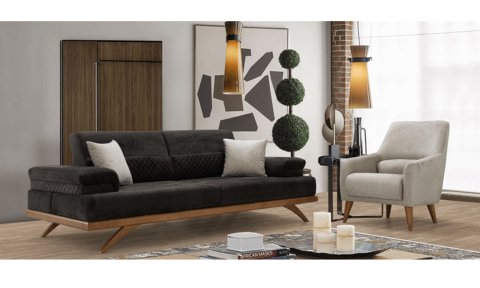 Pandora Modern Koltuk Takımı (3+3+1+1)