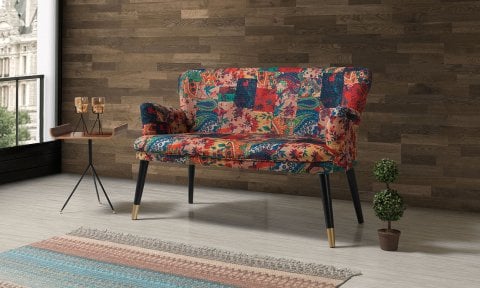 Patchwork 2+1+1 Çay Seti (Balkon, Salon, Ofis, Cafe)  2+1+1