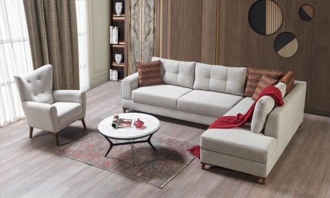 Merve Köşe Koltuk Takımı (Köşe Koltuk ,Üçlü Koltuk ,Berjer)