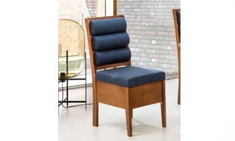 Bombeli Ekbank Sandalyesi(Sandıklı)Ceviz