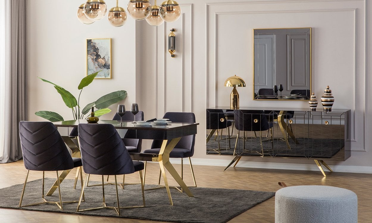 Lexus Yemek Odası Takımı (Ceviz)