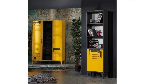 Maxi Genç Odası Kitaplık (Siyah)