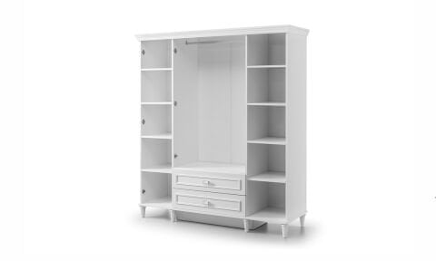 Lotus Genç Odası 4 Kapılı Dolap