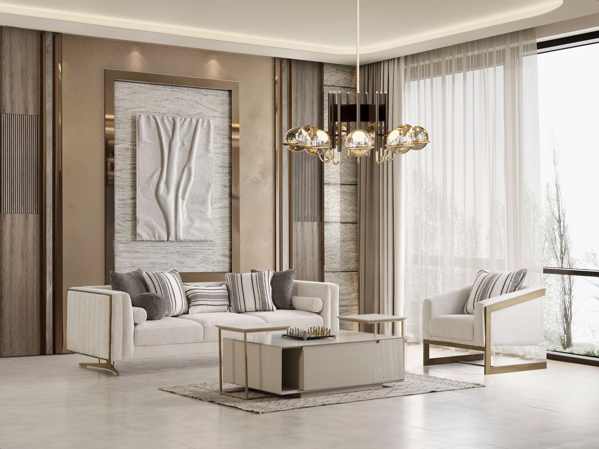 Bella Soft Koltuk Takımı (3+1)