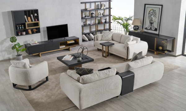 Stella Koltuk Takımı(4+3+1+Sehpa Modülü)