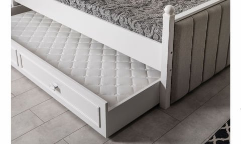 Lotus Genç Odası 100*200 Başlıklı Yavrulu Karyola