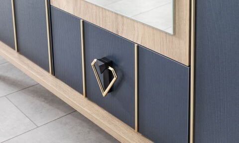 Florya Genç Odası 3 Kapılı Dolap(Mavi)