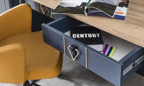 Florya Genç Odası Çalışma Masası(Mavi)