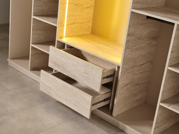 Zara Gold Yatak Odası(Dolap)