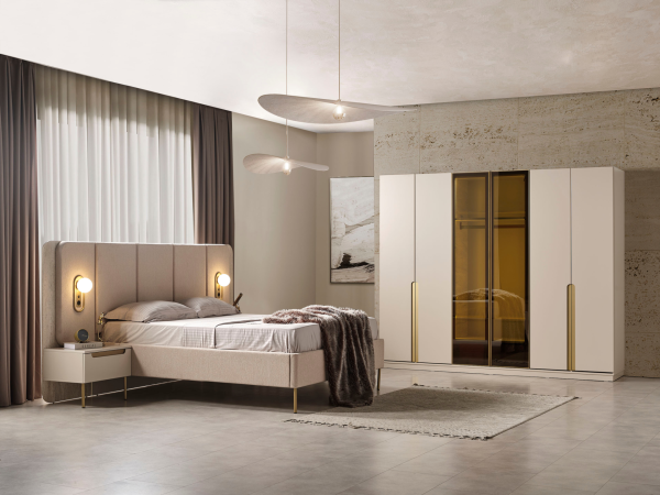 Zara Gold Yatak Odası(Dolap)