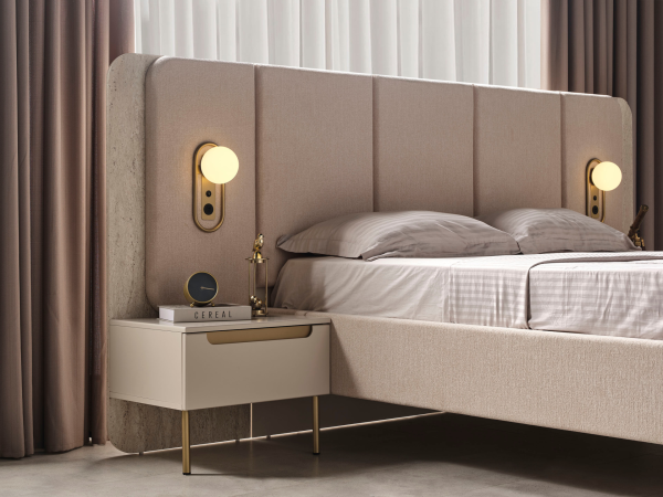 Zara Gold Yatak Odası(Bazalı Karyola)