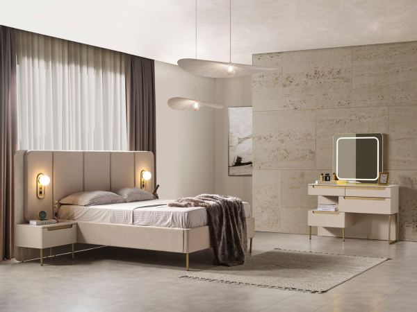 Zara Gold Yatak Odası(Şifonyer)