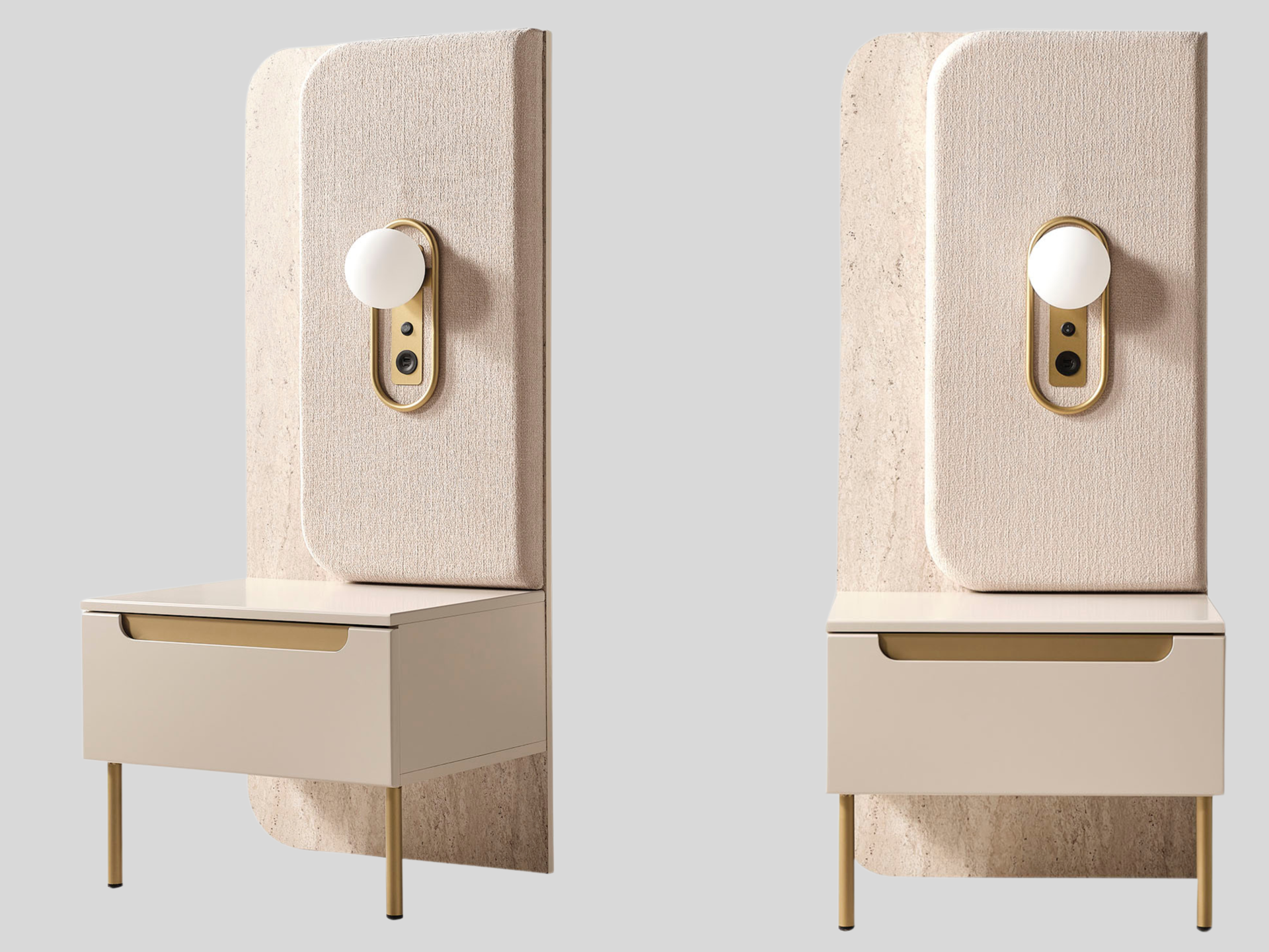 Zara Gold Yatak Odası(Komodin)