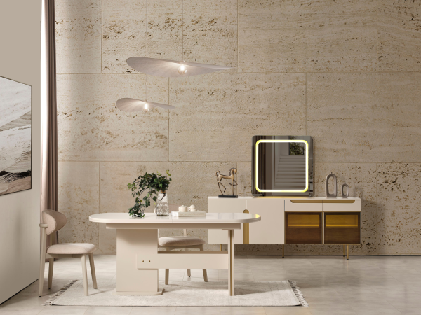 Zara Gold Yemek Odası Takımı