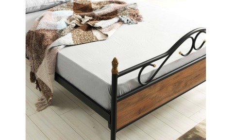 Beliz Ferforje Metal Çift Kişilik Karyola 150*200 cm