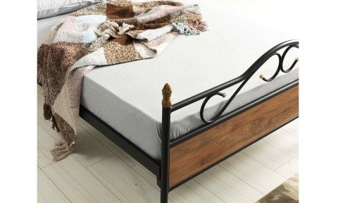 Beliz Ferforje Metal Çift Kişilik Karyola 150*200 cm