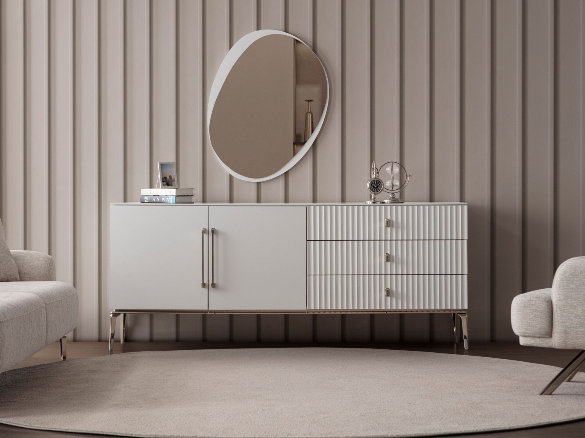 Bronz Yemek Odası ( konsol )