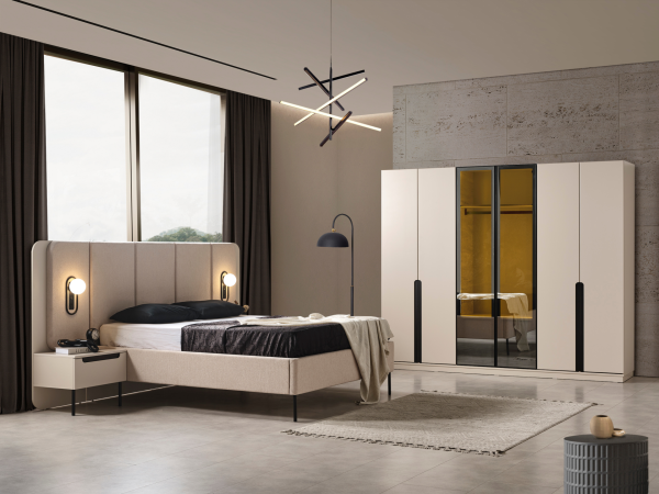 Zara Siyah Yatak Odası(Bazalı Karyola)