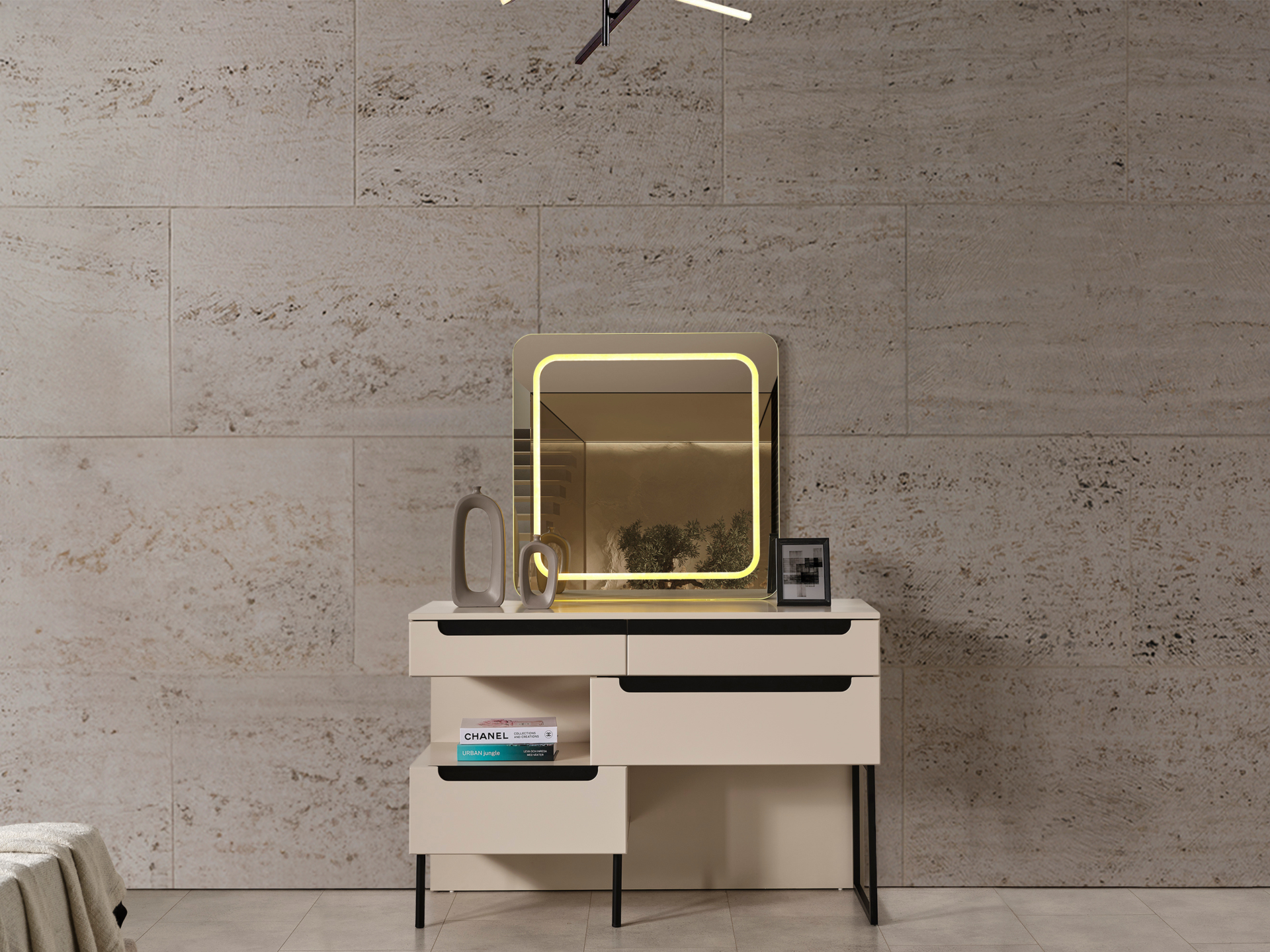 Zara Siyah Yatak Odası(Şifonyer)