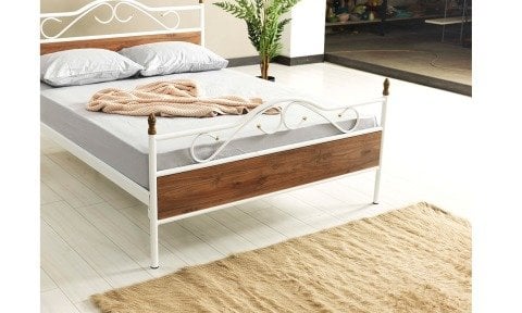 Beliz Ferforje Metal Çift Kişilik Karyola 160*200 cm