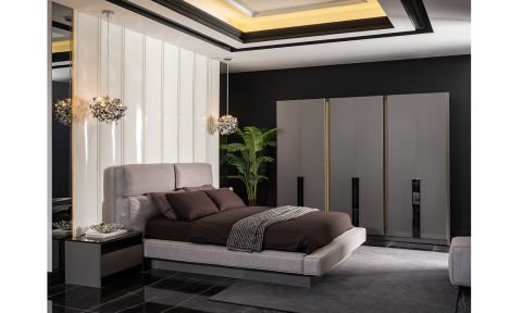 Natura Yatak Odası 160*200 cm Başlıklı Karyola