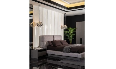 Natura Yatak Odası 180*200 cm Başlıklı Bazalı Karyola
