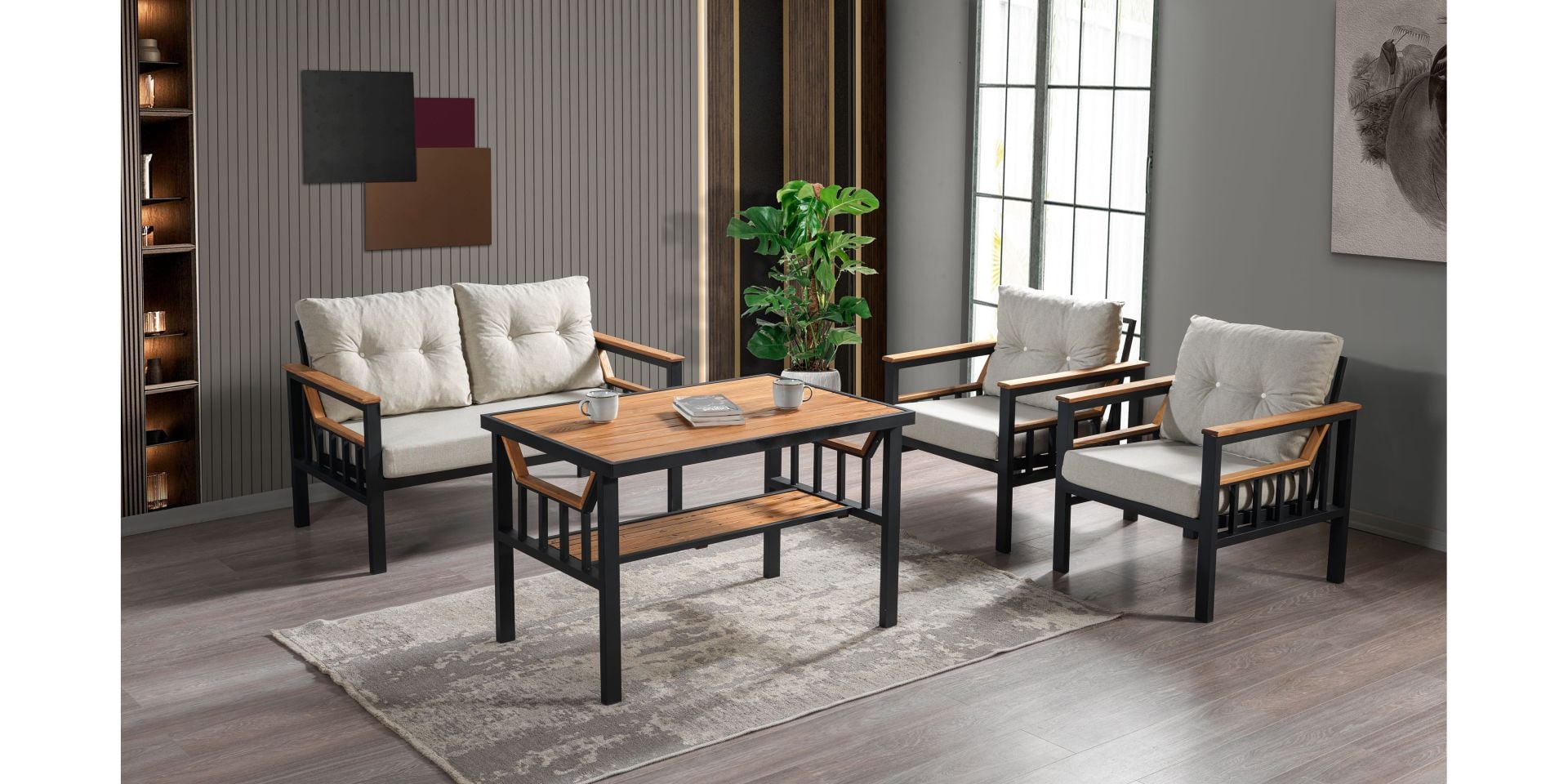 İnter Bahçe-Balkon Takımı, Çay Seti