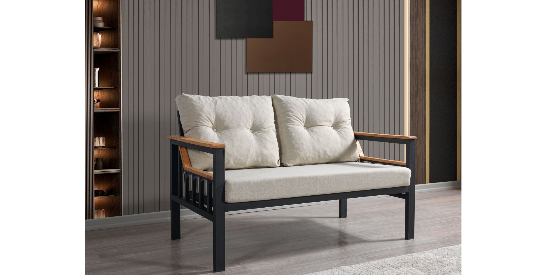 İnter Bahçe-Balkon Takımı, Çay Seti (İkili Koltuk)