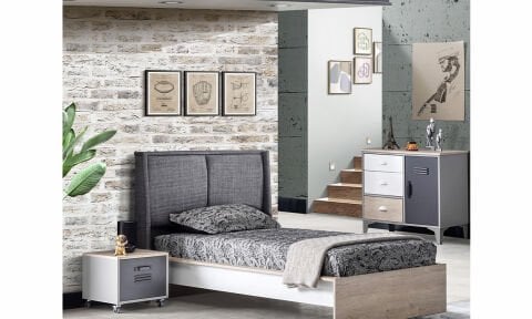 Lego Antrasit Genç Odası Komodin